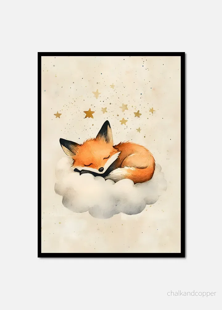 Sleepy fox