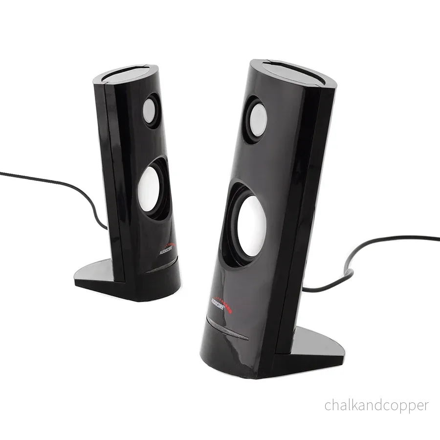 Datorhögtalare 8W USB strömförsörjning Svart Audiocore AC860 - Bild 2