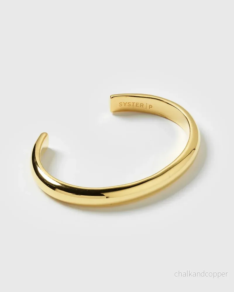 Bolded Bangle Gold Syster P Bolded Bangle Gold Syster P