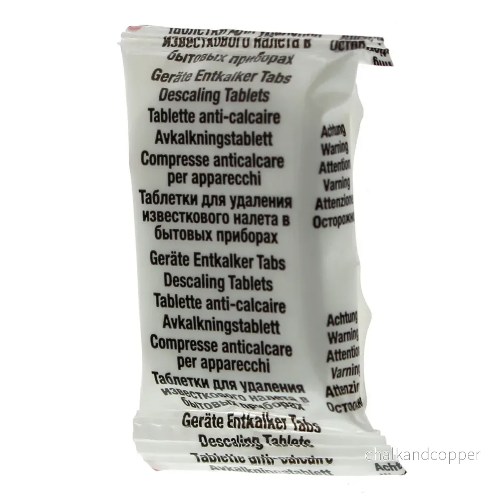 Avkalkningstabletter för espressomaskiner, 6 st, universal, Scanpart, 2-pack - Bild 3