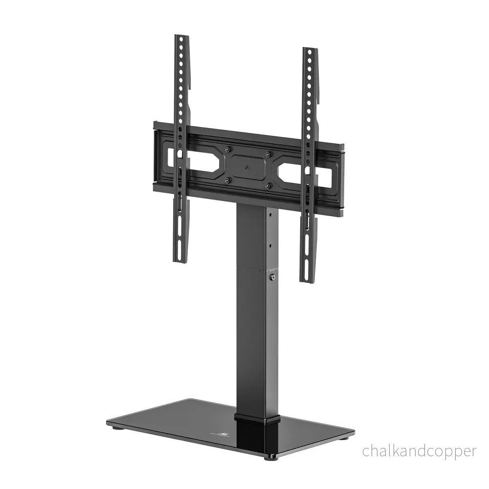 Universal TV-stativ Maclean, för RTV-skåp, stativ, max. 40kg, max. VESA 400x400, höjd- och vinkeljustering, för TV-apparater 32-65", MC-1240 - Bild 3