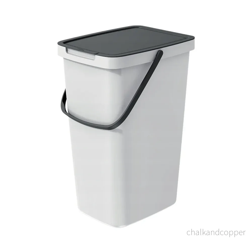 Källsorteringsbehållare 20l Keden Systema Q färg ask