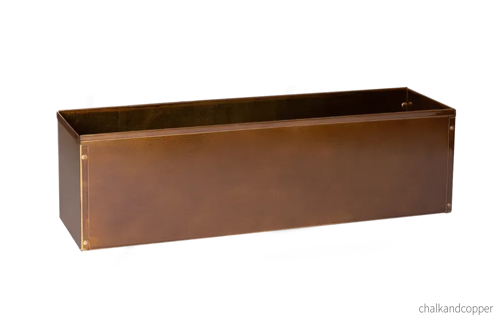 Liva balkonglåda koppar 60 / 80 / 100 cm