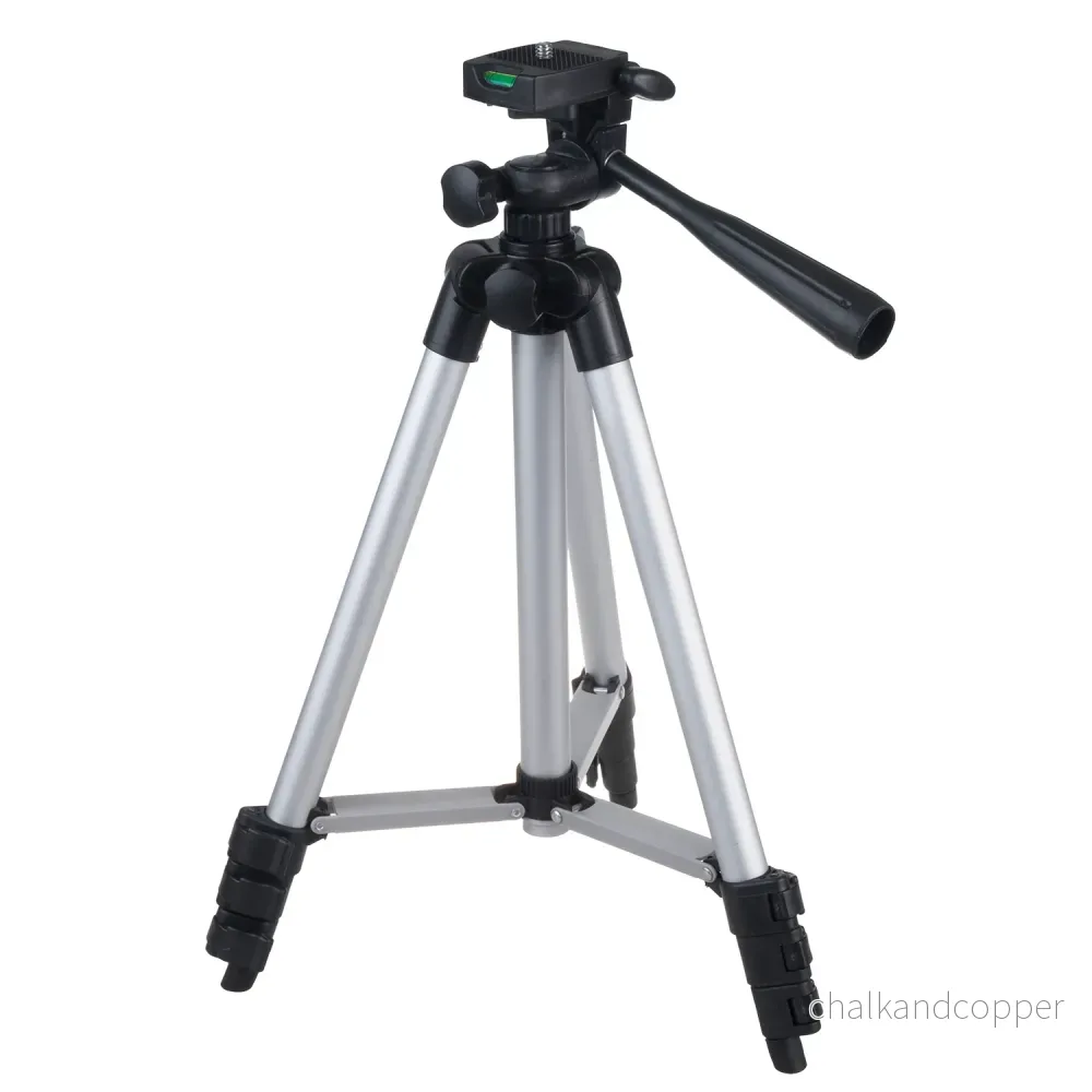 Maclean MC-164 Universal 1/4" Stativ Med Telefonhållare Och Väska Lämplig För Kameror Videokameror Smartphones Ringlampor Stativ Fällbar Justerbar Höjd Max 102cm - Bild 2