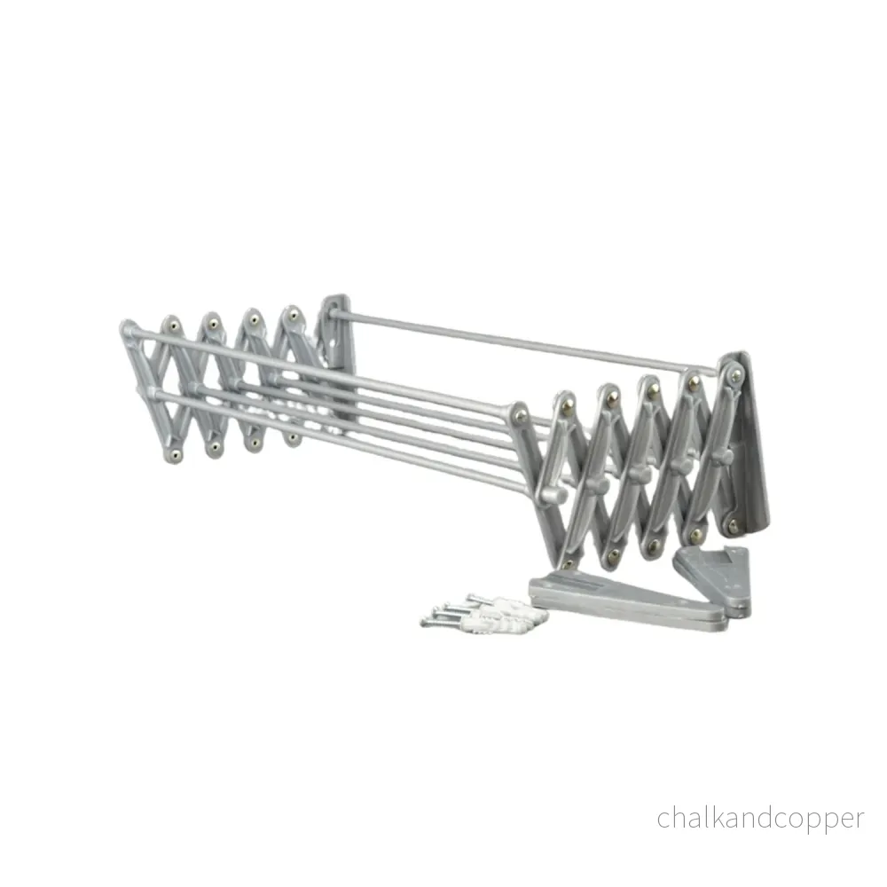 ABJ tvättmaskin, vägghängd, hopfällbar, grå, 100 cm - Bild 3