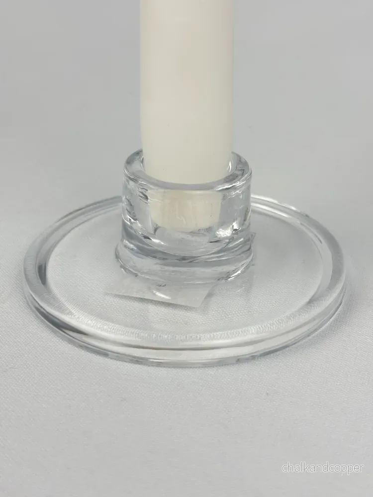 Ljusstake glas diskret