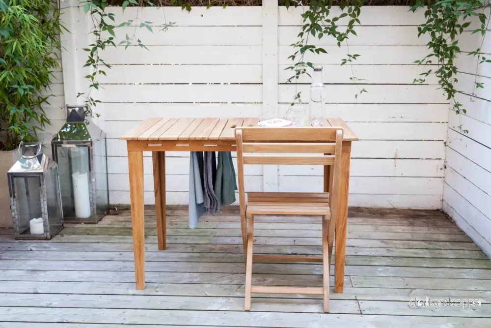 Clarish teak klappstol - Bild 2
