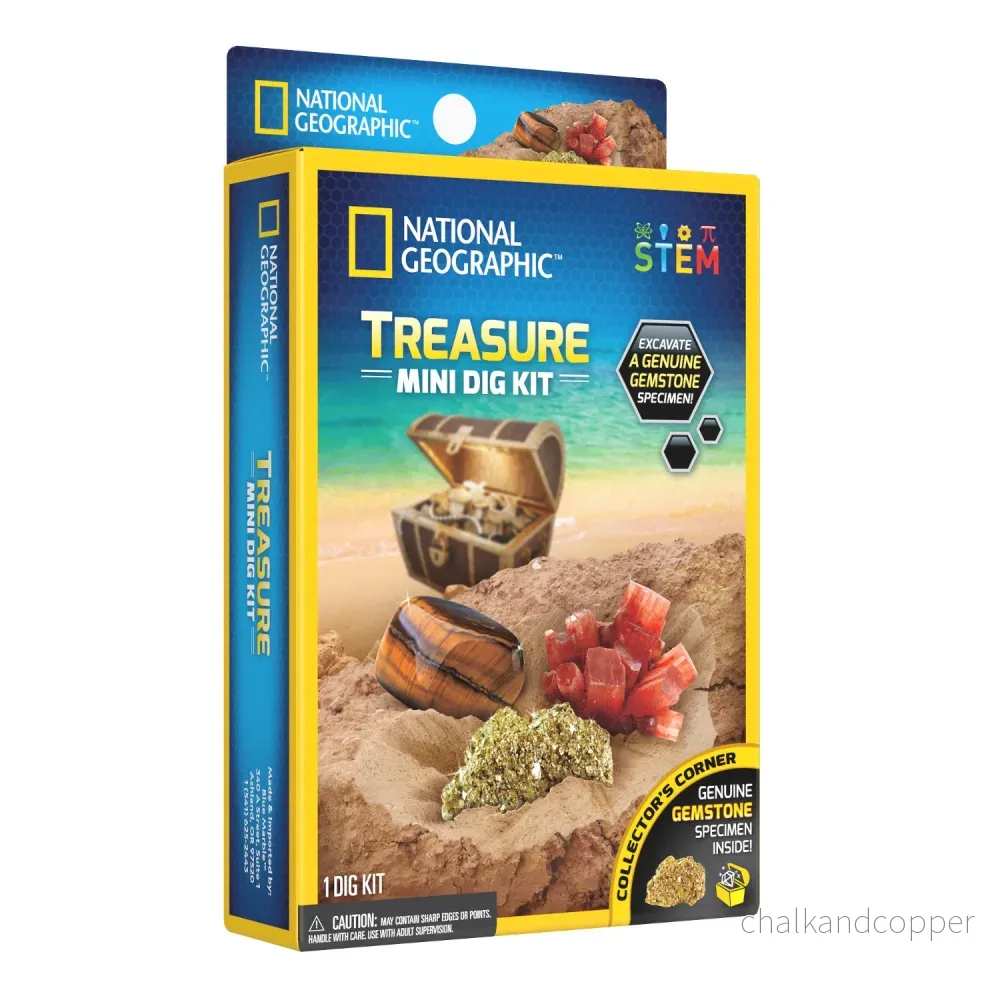 National Geographic - Treasure Chest (Impulse Treasure Mini Dig Kit)