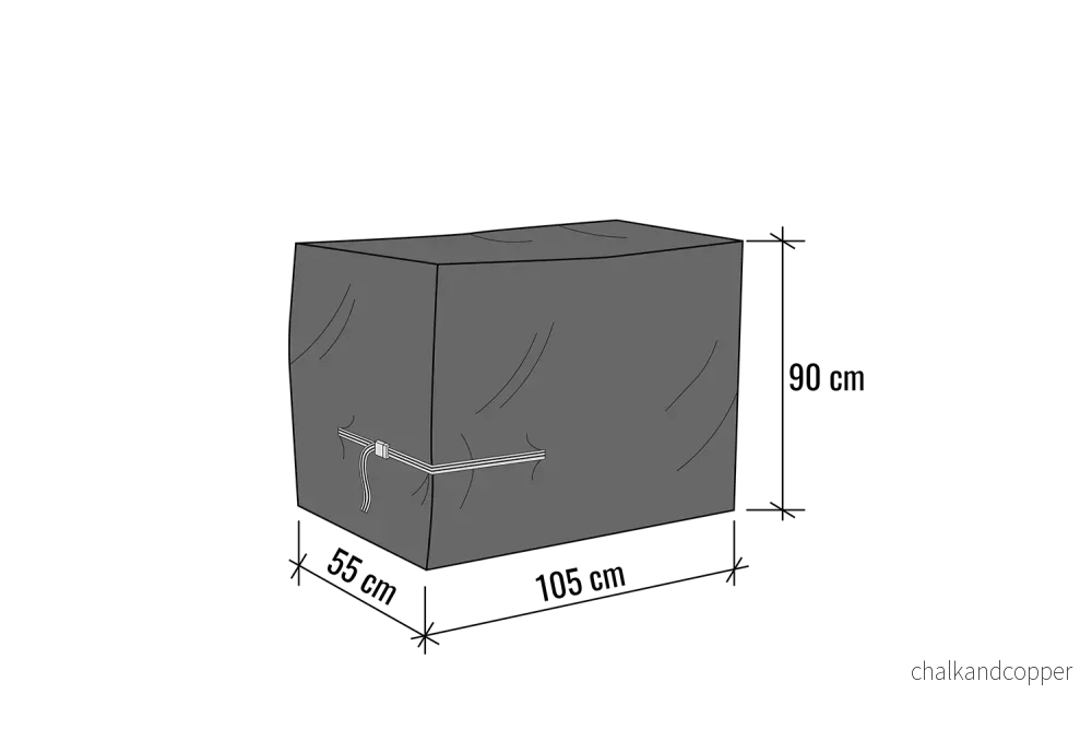 Solid möbelskydd 105 x 55 x 90 cm