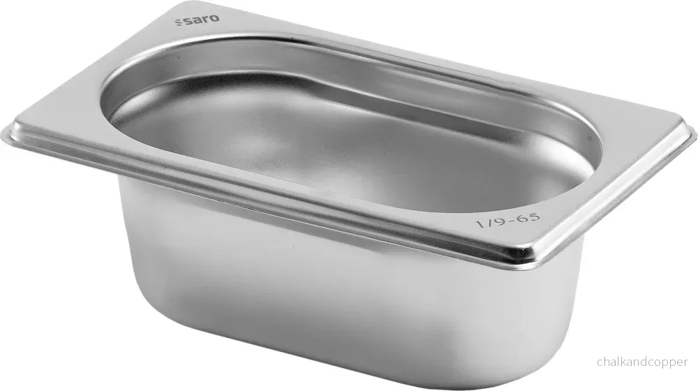 SARO BUDGET LINE GN-behållare 1/9 GN djup 65 mm