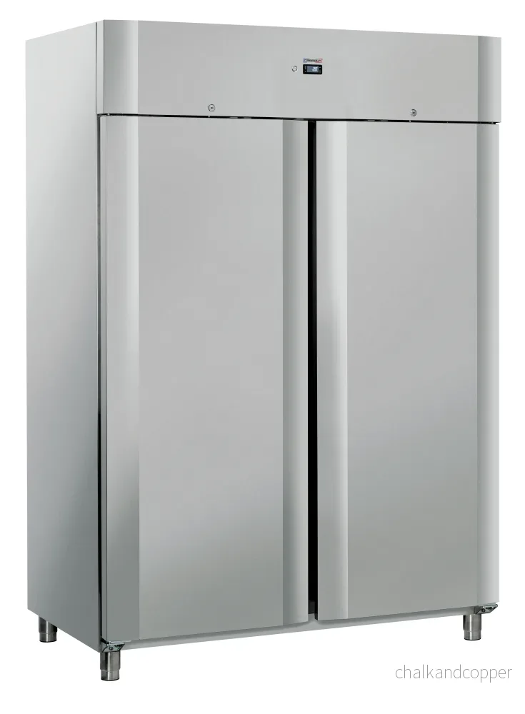 Upprättstående Kylskåp 1255 L Stål Upprättstående Kylskåp 1255 L Stål