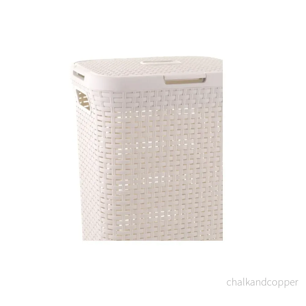 Curver tvättkorg, genombruten design, 40 liter, kräm, Natural Style - Bild 2