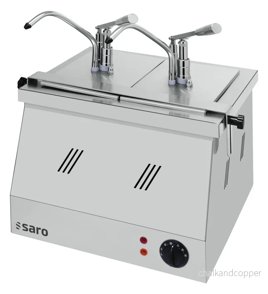 SARO Bainmarie 2 x 1/4 och 2 x 1/6 med pumphuvud modell BM-0214