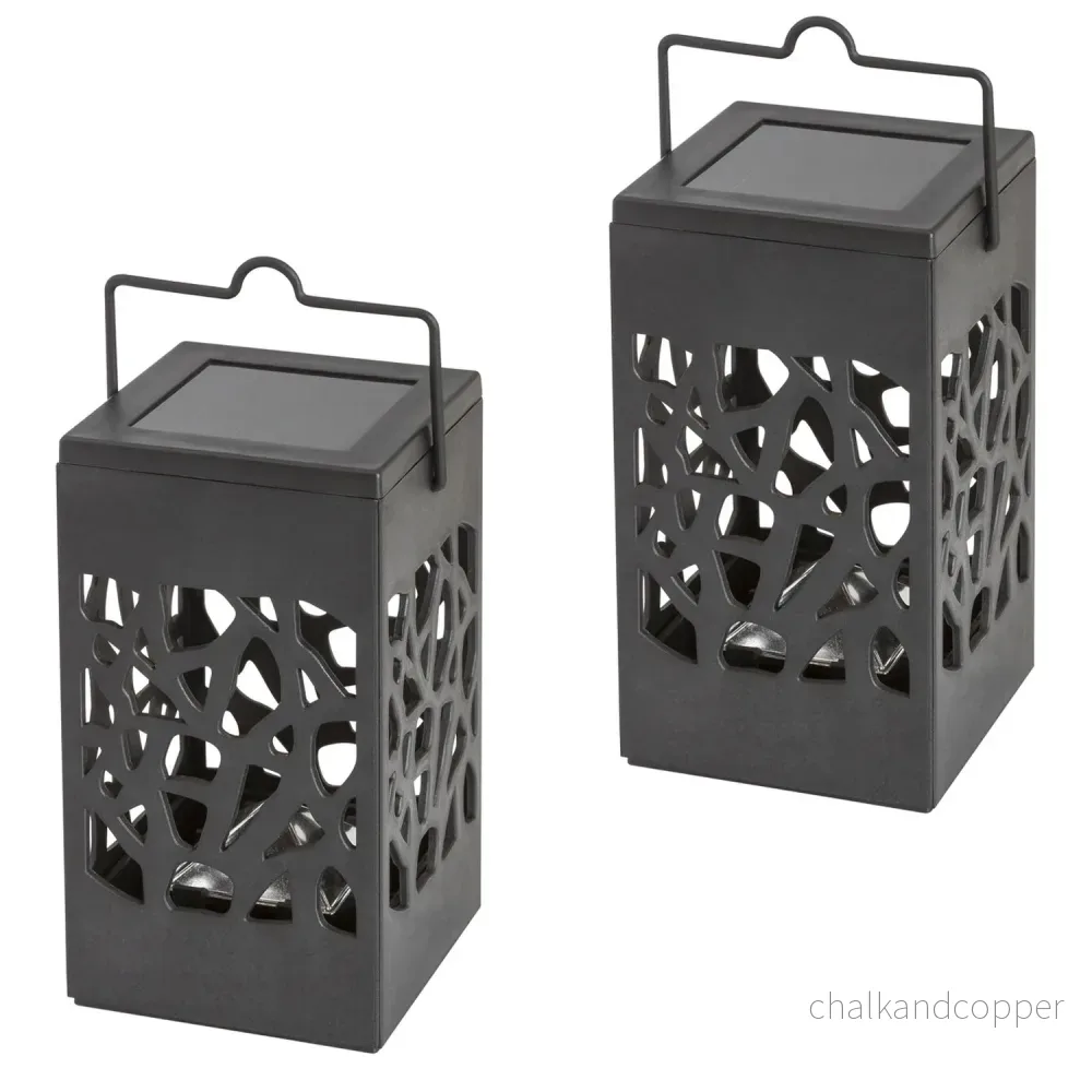 Mora solcellslampa, 1 lm, skyddsklass IP23, färg svart, LED 0,07 W, 8948, 2 stycken