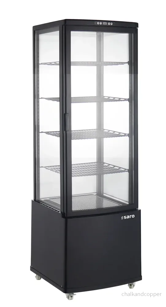 SARO Cooling Display modell PHIL AV, svart