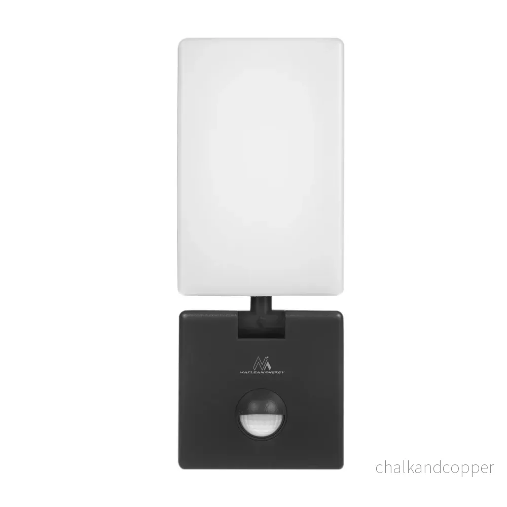 PIR rörelsedetektor LED-lampa svart 10W IP65 800lm 4000K - Bild 3