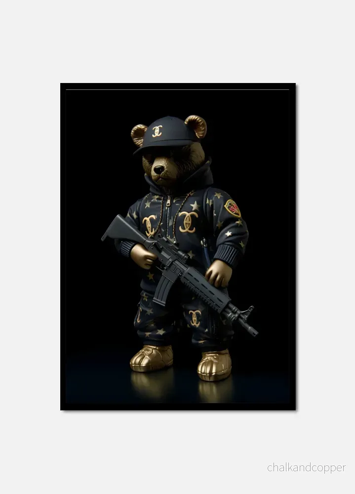 Teddy in black Teddy in black