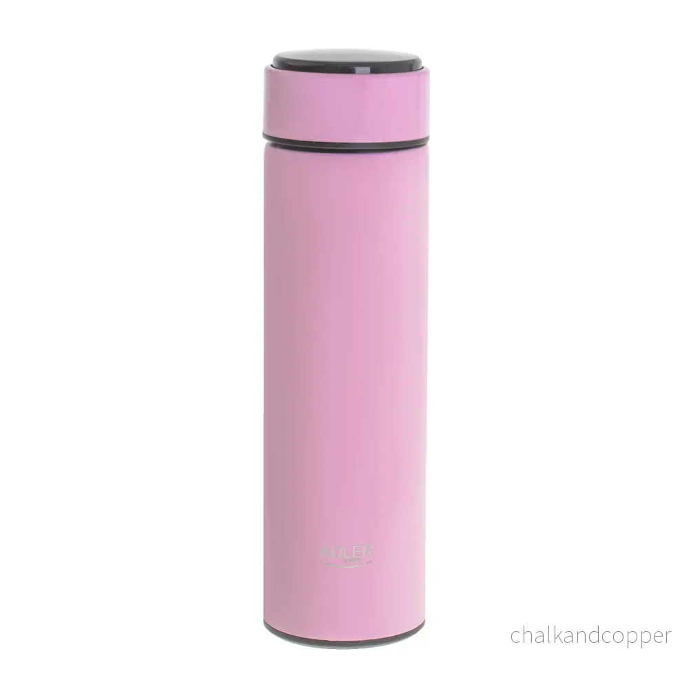 Adler termos, LED-pekskärm, volym 473 ml, färg rosa, AD 4506