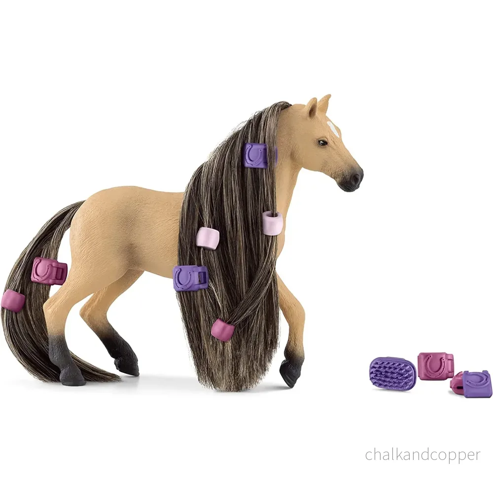 Schleich 42580 Horse Club Beauty Horse Andalusisk Stofigur Med Tillbehör