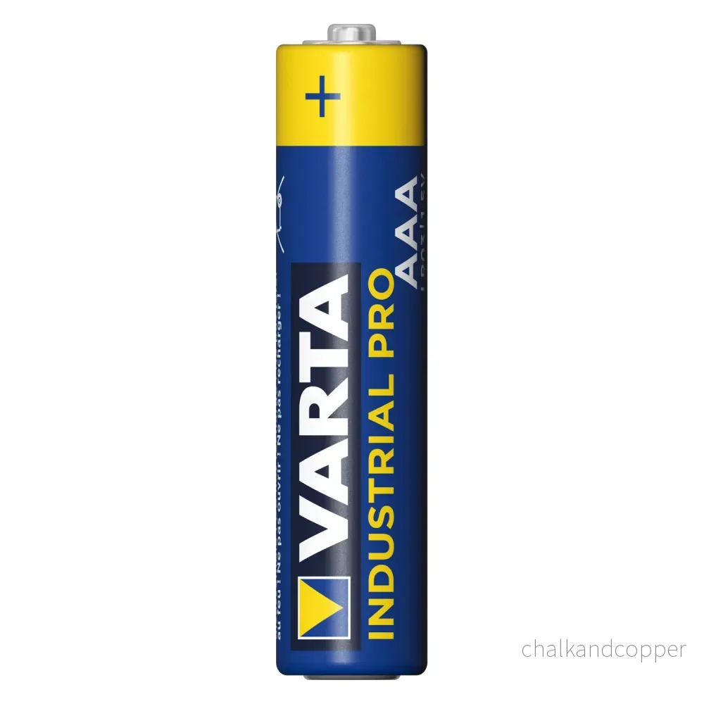 Batteri R-03 LR03 AAA alkaliskt Varta Industrial 4003