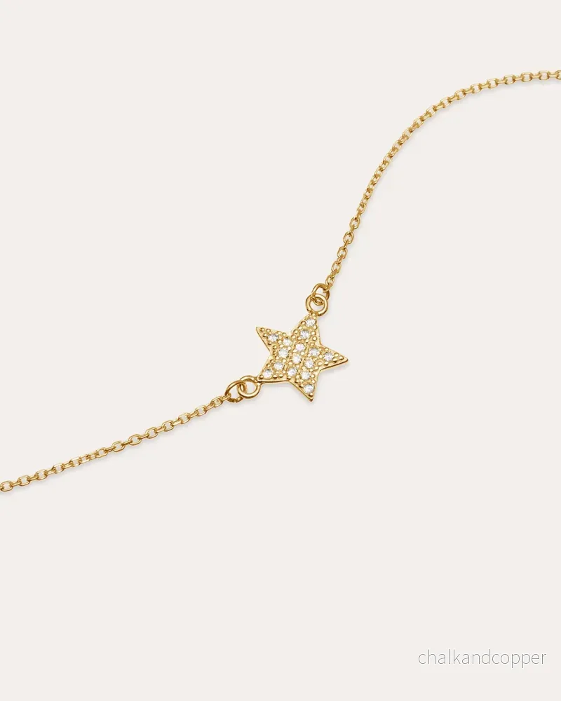 Glam: Star - Guldhalsband - Bild 2