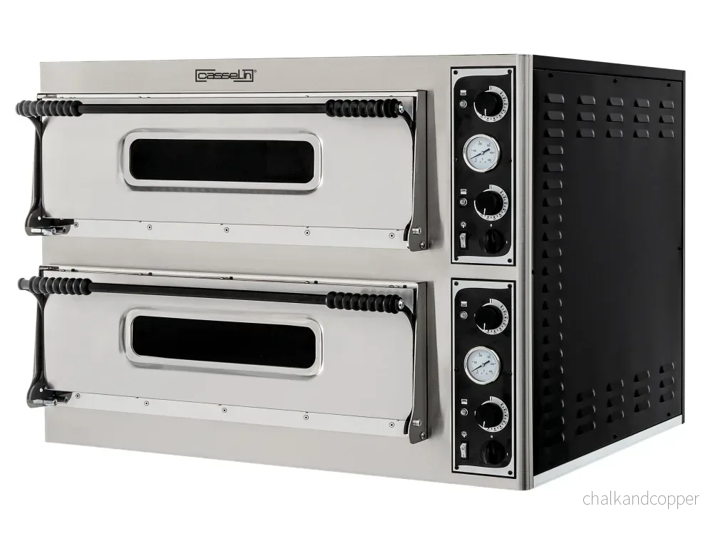 Elektrisk pizzaugn 2x4 pizzor 35 cm