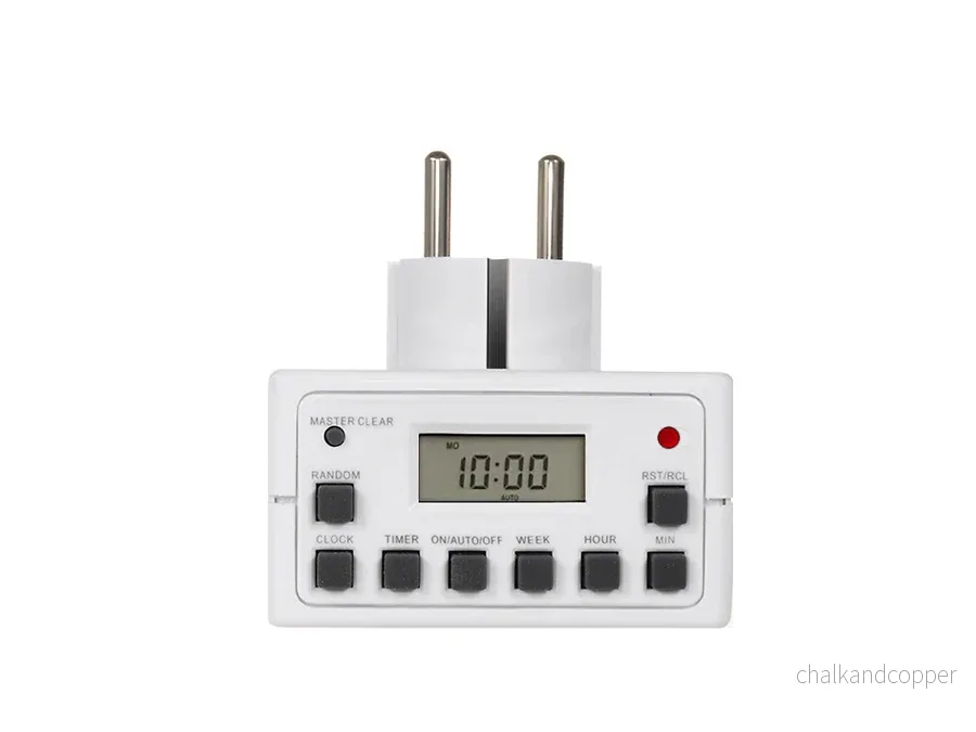 Maclean MCE30G Digital Timer Display 10 Program Switch Timer Socket - Bild 3
