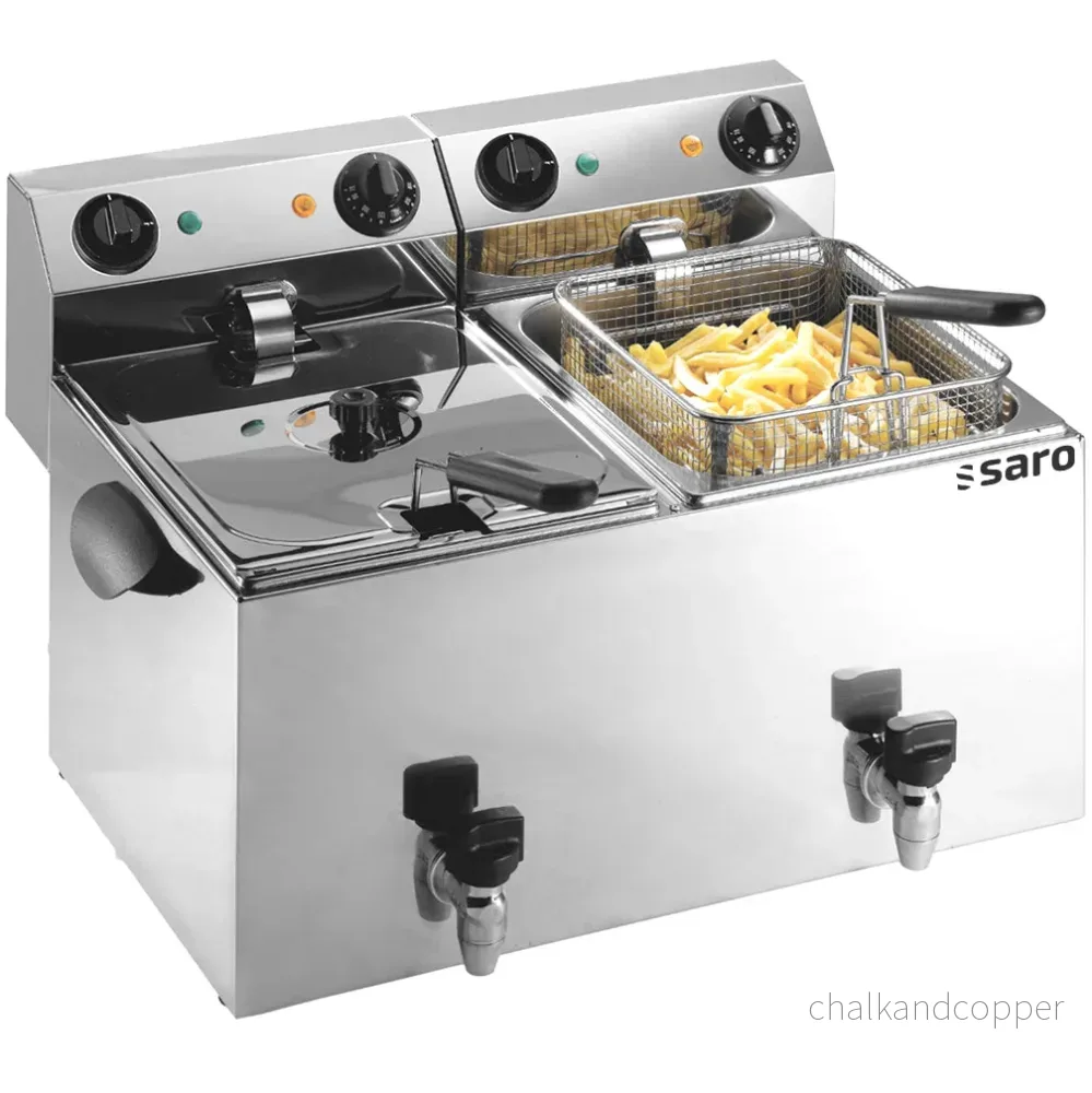 SARO Fritös modell PROFRI 88 V – 2 x 8 liter SARO Fritös modell PROFRI 88 V – 2 x 8 liter