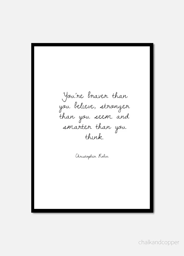 You’re braver than you believe