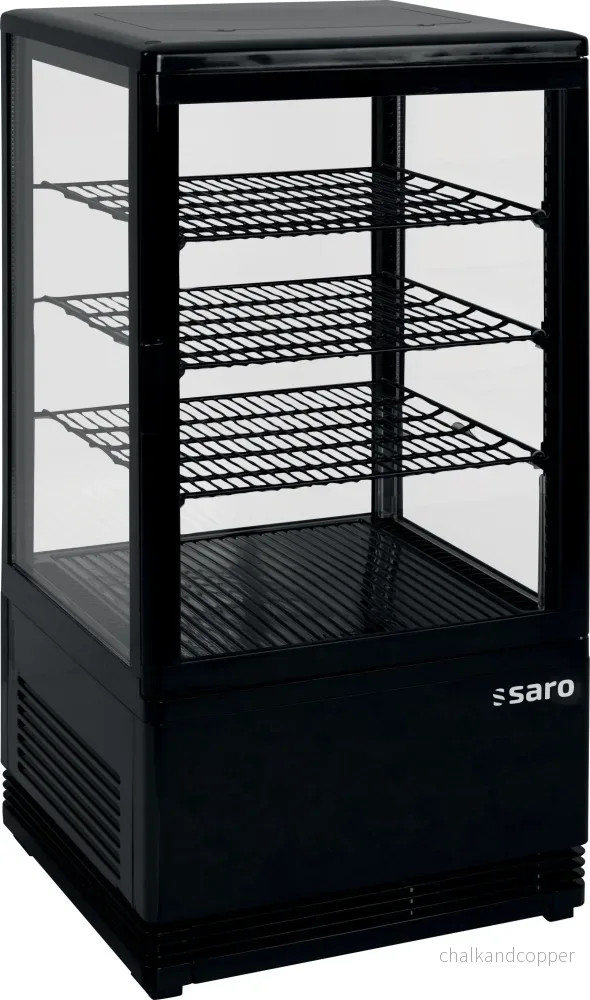 SARO Mini kylmontre ventilerad kylmodell SC 70 svart