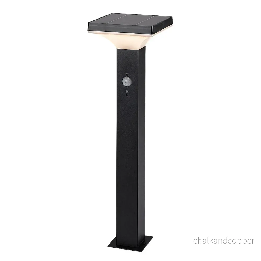 Rabalux lampa, utomhus, solcell, stående, LED 4W, IP44, svart, Geleen - Bild 3