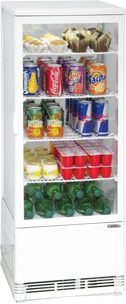 Displaykylskåp 98 L – Vit