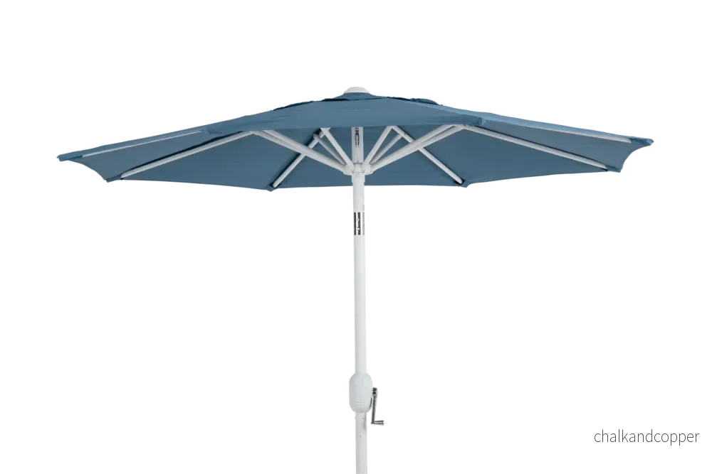 Cambre parasoll m/vit stång Ø200 cm - Bild 3