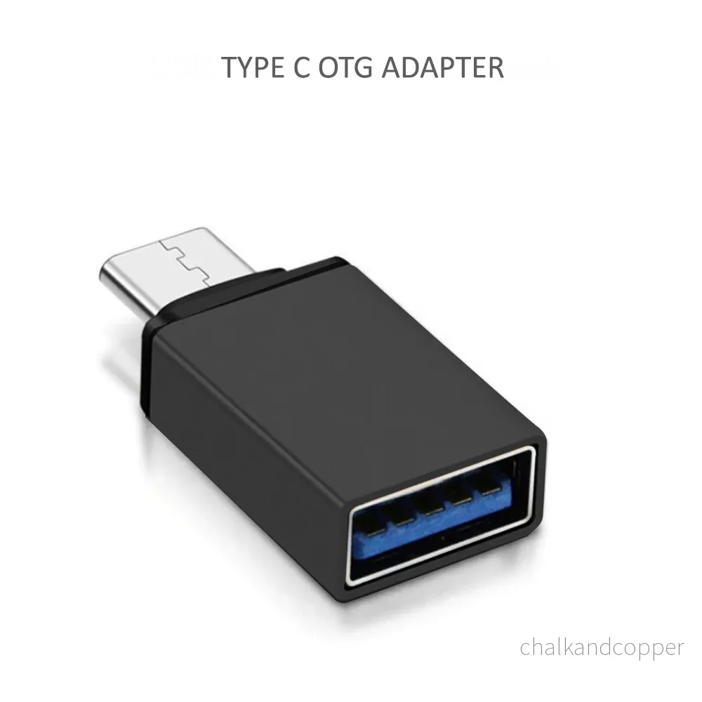 OTG USB A till USB C-adapter Maclean Energy MCE470 svart - Bild 3