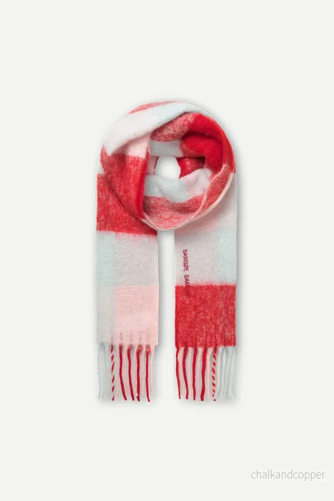 Alex Scarf 14856 Haute Red Ch. Samsoe Alex Scarf 14856 Haute Red Ch. Samsoe