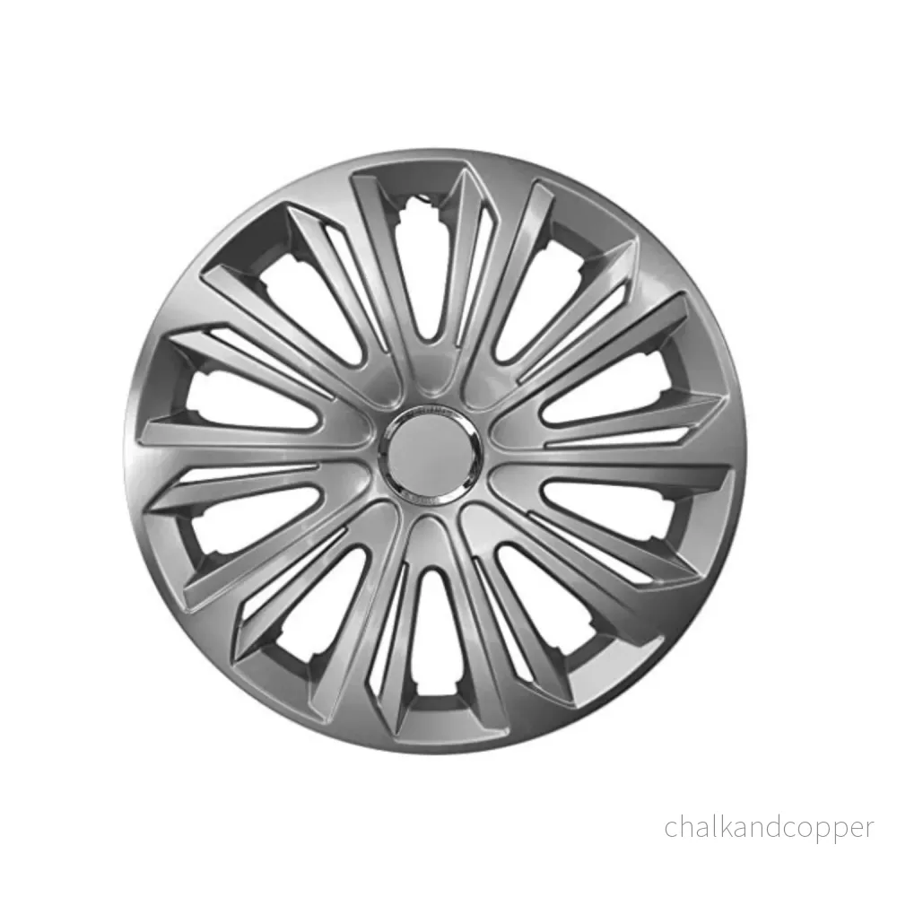 NRM STRONG SILVER LACQUERED navkapslar i silver 16" - 4 stycken