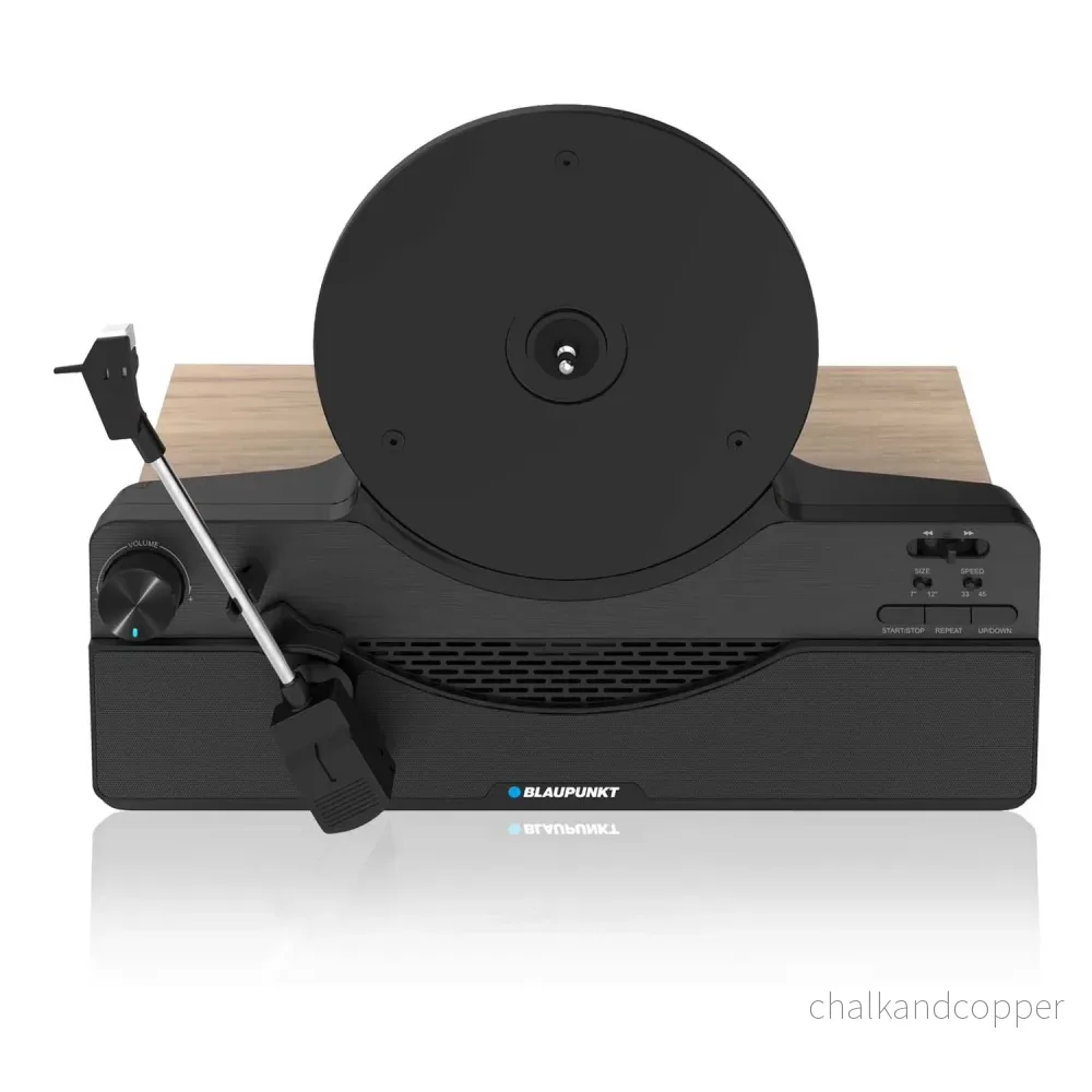 Blaupunkt Vertical skivspelare, Bluetooth, 2x5W RMS, svart, VT100BK - Bild 2