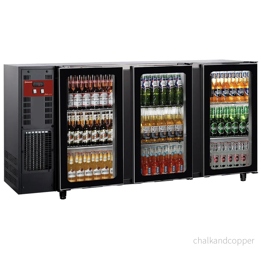 Flaskkylare 3 glasdörrar, 579 liter Flaskkylare 3 glasdörrar, 579 liter