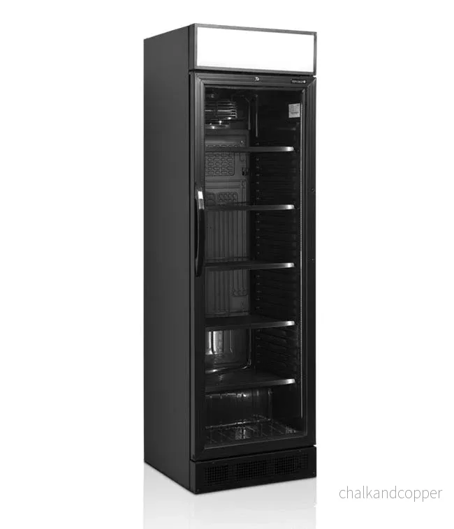 Svart flaska kyl - 372 liter