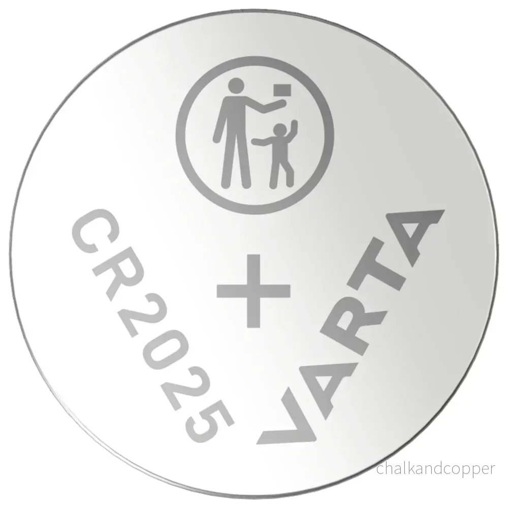 Litiumbatterier 2x Varta CR 2025, hög kvalitet, 3V - Bild 2