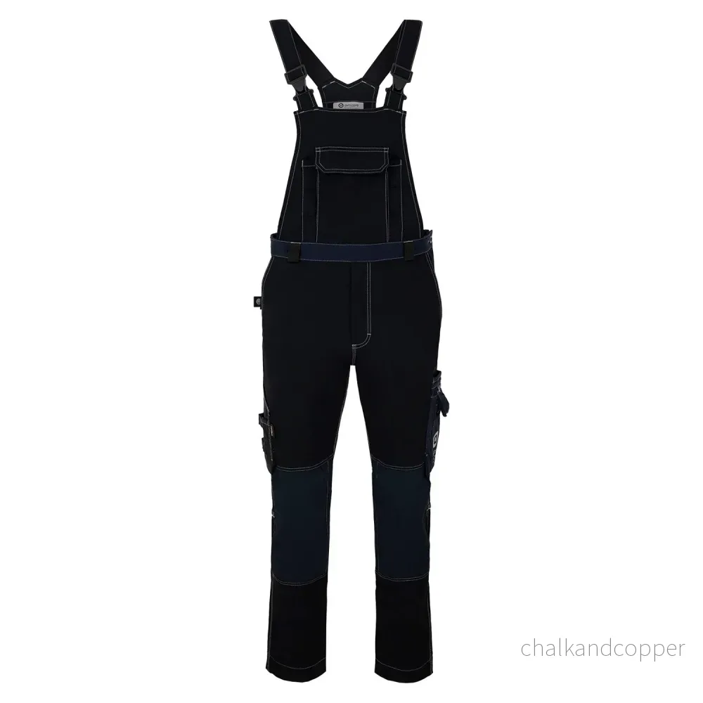 Avacore overall, stretch, cordura, svart och marinblå, storlek 64, Avaflex