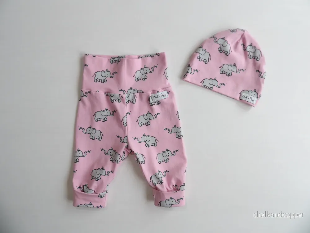Newborn Set Little Elephant Blush – storlek 56
