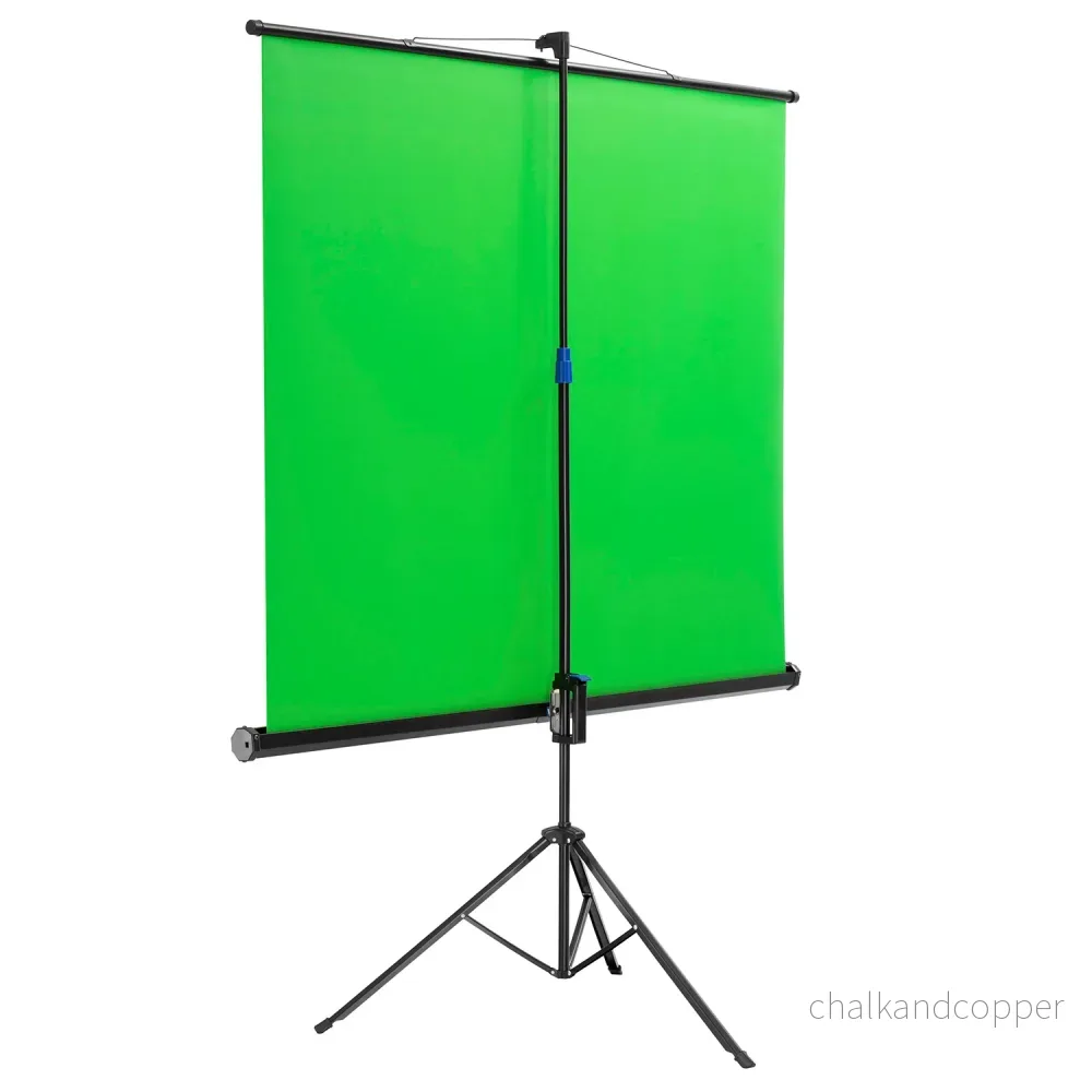 Maclean green screen på stativ, 92", 150x180cm, höjdjusterbar, MC-931 - Bild 2