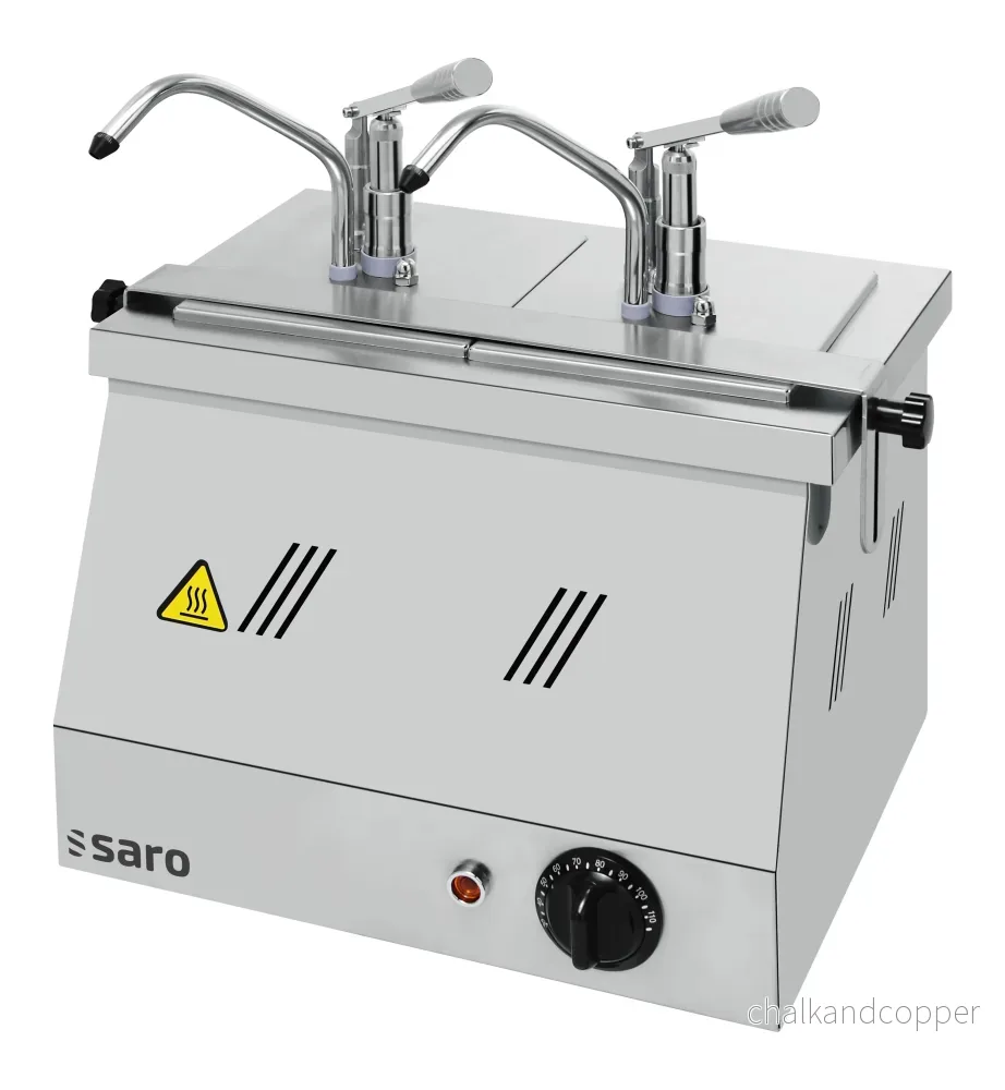 SARO Bainmarie 2 x 1/4 och 2 x 1/6 med pumphuvud modell BM-0216
