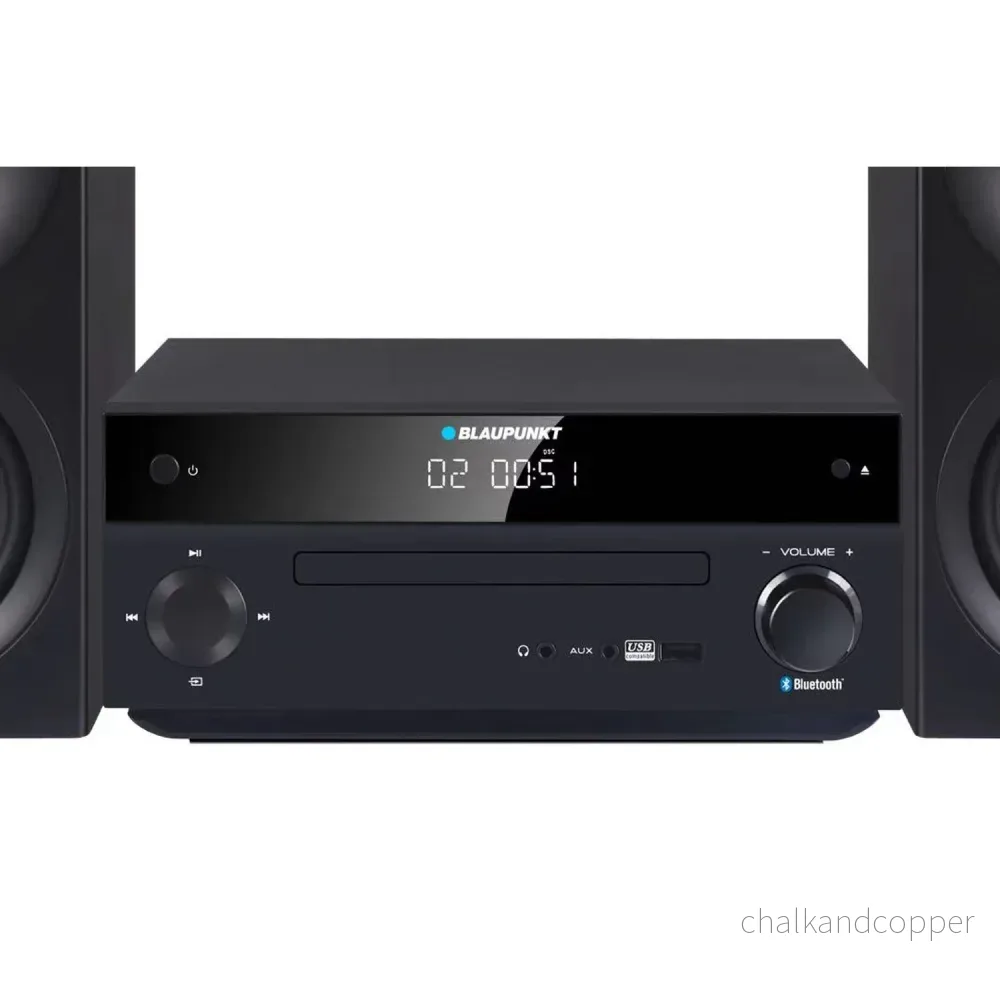 Blaupunkt mikrotorn, effekt 150 W, FM-radio, AUX-uttag och USB-anslutning, Bluetooth, HDMI-ingång, klocka med alarm, LED-display, färg svart, MS30.02BT - Bild 2