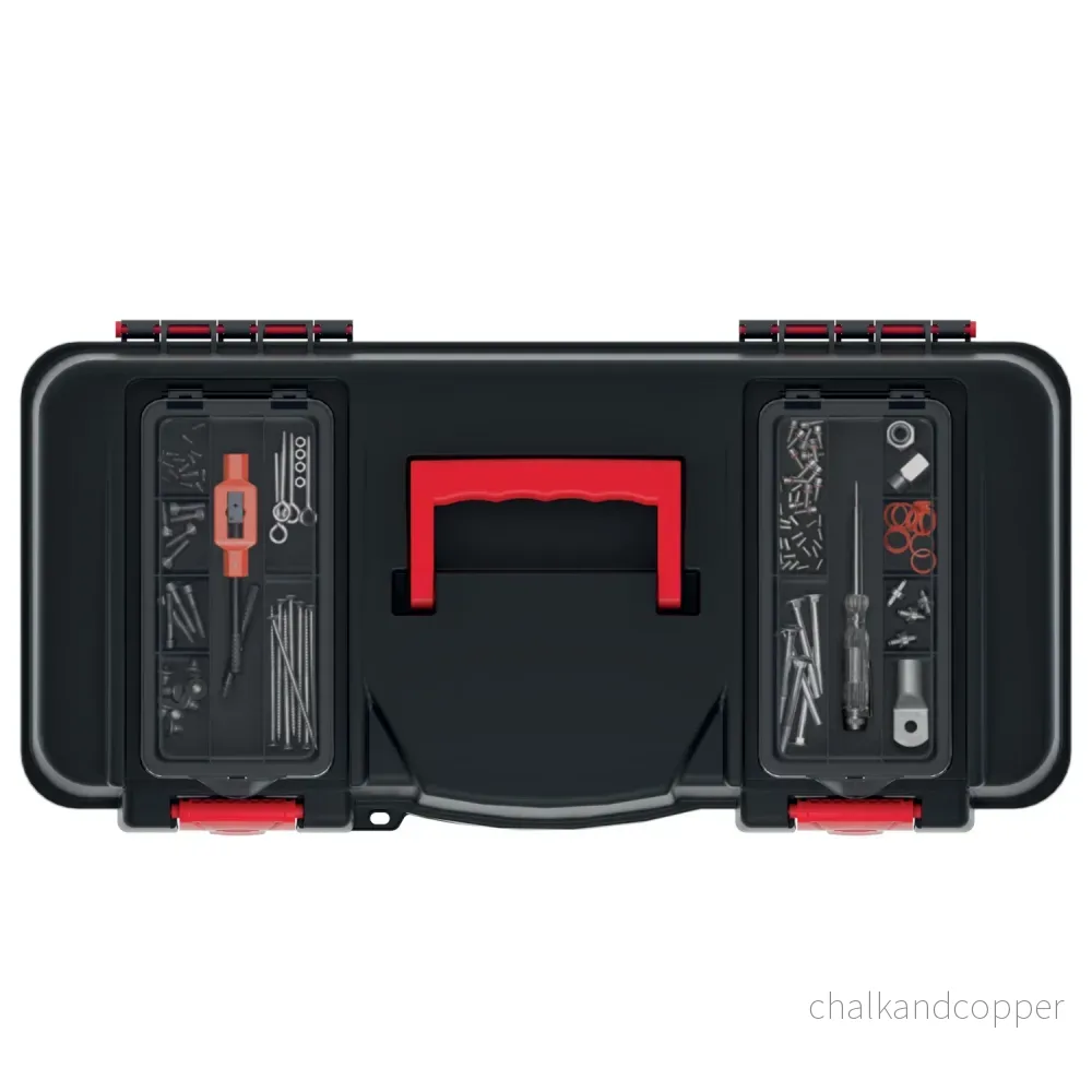 KISTENBERG CALIBER KCR5530 Verktygslåda Verkstad Förvaringslåda Bärhandtag 55 cm Stabil ABS-plast - Bild 3