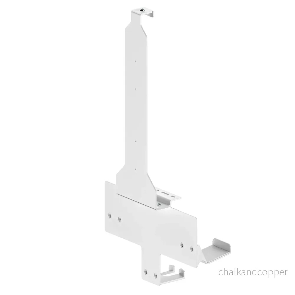 Väggmonterat stativ vitt för Playstation 5-konsol med pad-hållare, max 10 kg, NanoRS RS181 - Bild 2
