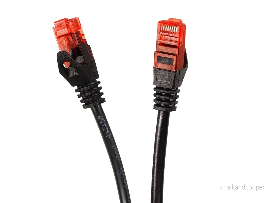 Nätverkskabel Patchkabel UTP Cat.6e 24AWG, 2 x RJ45 hane längd 20 m Maclean MCTV-741 - Bild 2