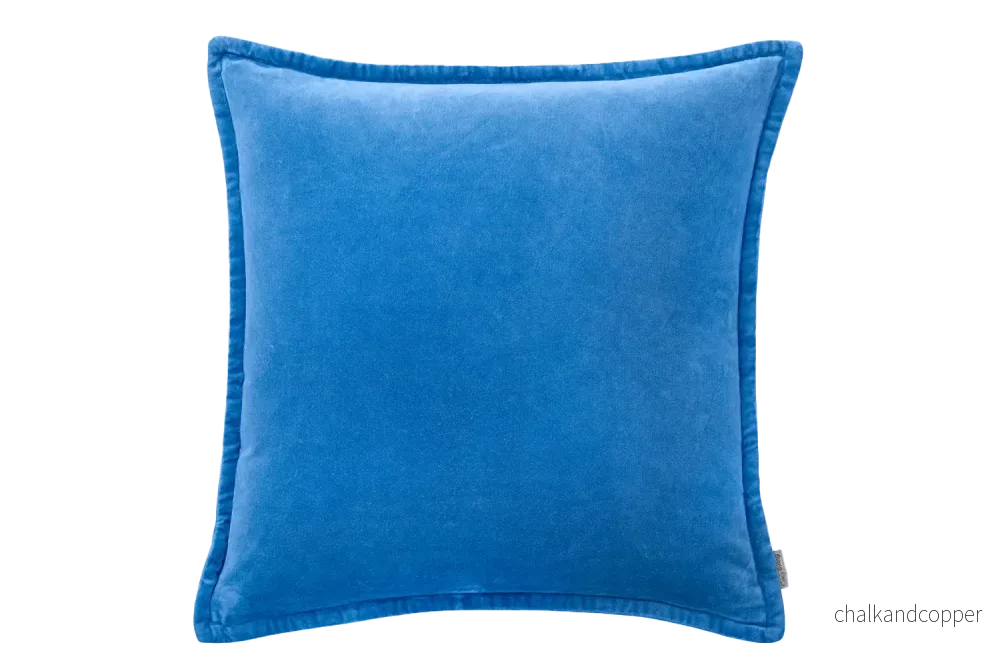 Velvet soft kuddfodral med sydd kant 50 x 50 cm Velvet soft kuddfodral med sydd kant 50 x 50 cm