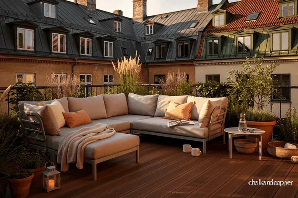 Luna aluminium loungesoffa - hörna - Bild 2